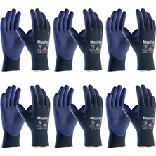 Atg Maxiflex® Elite™ 34-244 Avuç Kaplamalı Eldiven Large No:9 6 Çift