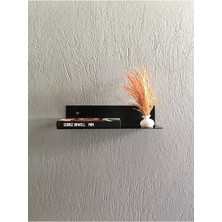Merzana 33 cm Metal Duvar Rafı Metal Mutfak Rafı