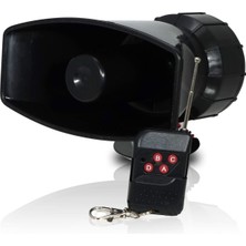 Tekstore Kumandalı Siren 7 Sesli Siren - Yüksek Sesli