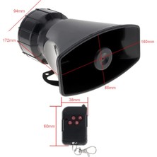 Tekstore Kumandalı Siren 7 Sesli Siren - Yüksek Sesli