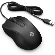 HP 100 Kablolu Mouse Siyah 6VY96AA