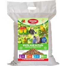 Bonny Nice Doğal Çam Pelet Evcil Kuş Kafes Altlığı 10 kg 10 Lt 2'li