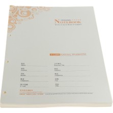 A4 Dolum Doldurulabilir Sayfalar Binder Planlayıcısı Organizatör Dizüstü Eklemek Için X80