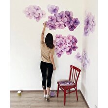 Ena Butik Çiçek Kadın 18 Sayılarla Boyama Seti Rulo Duvar Sticker 70 x 90 cm