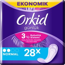 Orkid Günlük Ped Günlük Koruma 28 Adet Ekonomik Paket (Tekli Paketlerde)