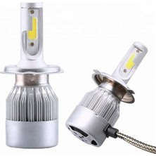 Teknoclub Yeni Nesil LED Xenon Far Ampülü H8/H9/H11 - 8000LM/8000K - Beyaz