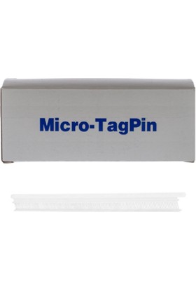 Micro-Tagpin Etiketleme Makinesi 4.4mm Micro Fine Kılçık Beyaz 10.000ADET