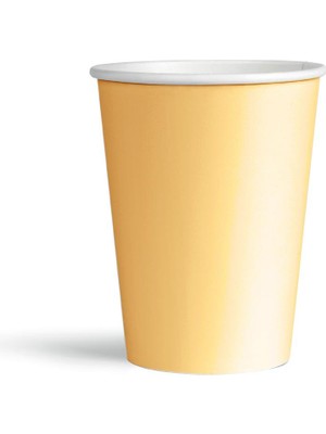 Kikajoy Makaron Karton Bardak 8'li Turuncu