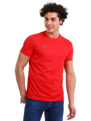 Raru Erkek Basic T-Shirt Tres Kırmızı