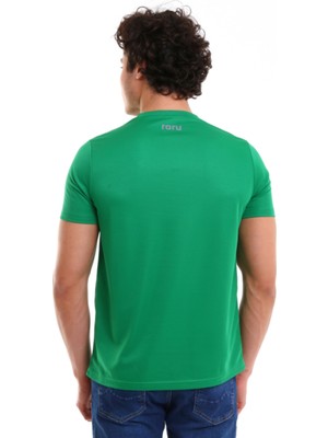 Raru Erkek Basic T-Shirt Tres Yeşil