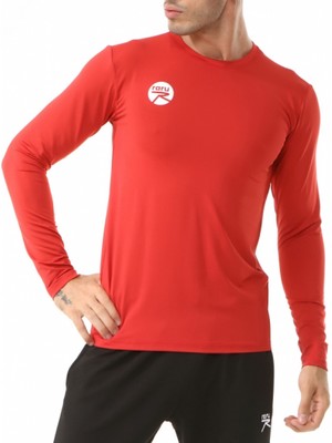 Raru Erkek Uzun Kollu T-Shirt Vıvus Kırmızı