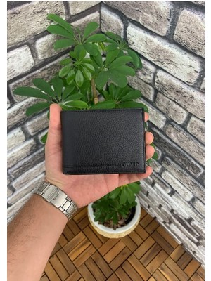 Guard Siyah Bozuk Para Bölmeli Deri Erkek Cüzdanı