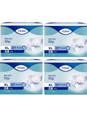 Tena 6 Damla XL Beden Belbantlı Hasta Bezi 30'lu 4 Paket Yüksek Sızdırmazlık Özelliği