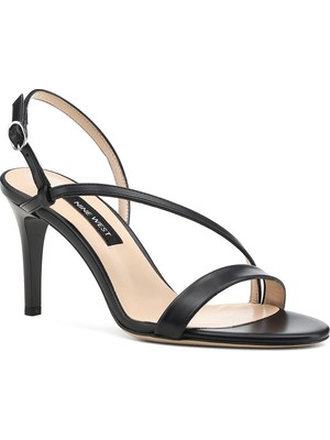 Nine West Ulady 2fx Siyah Kadın Topuklu Sandalet