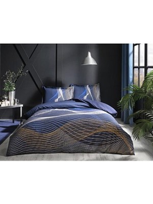 Özdilek resumo lacivert çift kişilik nevresim takımı