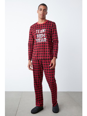 Penti Çok Renkli Men Team Pijama Takımı
