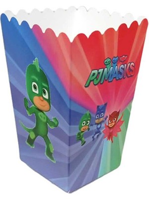 Dipak Pj Masks Popcorn  Kutusu 8 Adet 8×11 cm