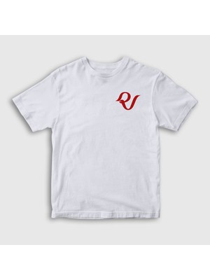 Presmono Unisex Çocuk Beyaz Logo K-Pop Red Velvet T-Shirt