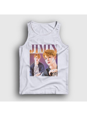 Presmono Unisex Beyaz Poster K Pop Jimin Bts Atlet
