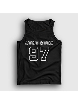 Presmono Unisex Siyah 97 K Pop Jungkook Bts Atlet