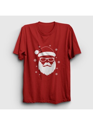 Presmono Unisex Kırmızı Noel Baba Santa Claus Yılbaşı T-Shirt