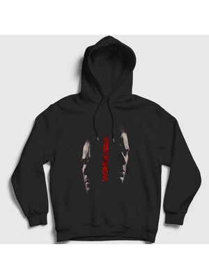 Presmono Unisex Siyah Poster Prison Break Kapüşonlu Sweatshirt