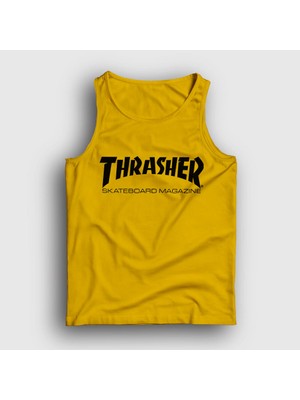 Presmono Unisex Sarı Logo V5 Thrasher Atlet