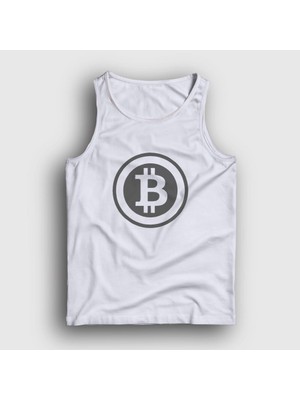 Presmono Unisex Beyaz Gray Logo Bitcoin Atlet