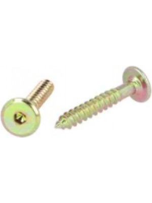 Coşafak Siso Onbeş Ahşap Vıda, Çelık Yzp, Ø6.3mm x 40MM, Hex 4mm