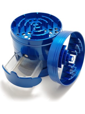 Falconetti Çekmeceli 60 mm. Mavi Grinder Herbal Parçalayıcı pz38mv