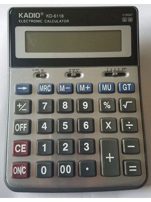 Kadio KD-6118 12 Haneli Büyük Boy Hesap Makinesi