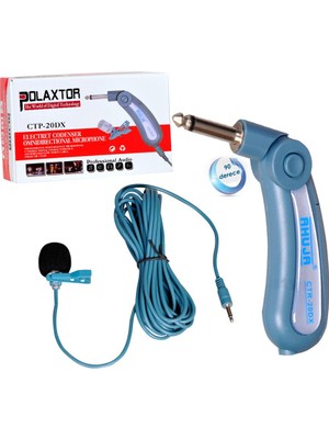 Polaxtor Yaka Mikrofonu Hareketli 6mt Kablo Polaxtor PL-15423