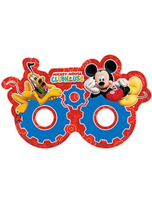 Dipak Mickey Mouse Baskılı Parti Gözlüğü / Maskesi  6 Adet