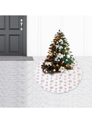 Strade Store Noel Ağacı Etek 35.43 Inç Peluş Dokunmamış Kumaş Dekorasyon (Yurt Dışından)