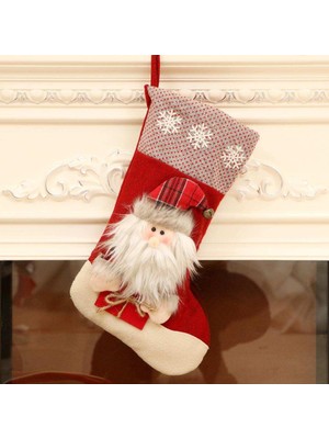 Strade Store Noel Günü Stocking Kiti Noel Ağacı Süslemeleri (Yurt Dışından)