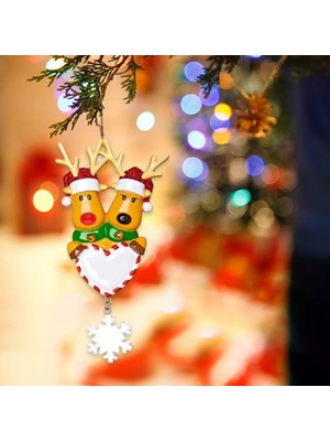 Strade Store Yaratıcı Noel Ağacı Elk Geyik Kolye Kapı Dekorasyonu (Yurt Dışından)