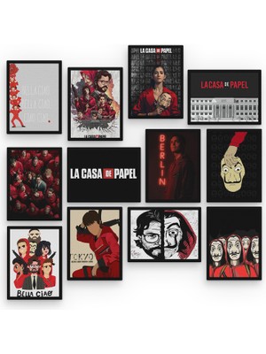 Astak La Casa De Papel 12 Parça Mdf Tablo