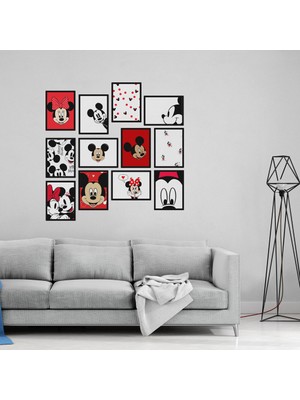 Astak Mickey Mouse 12 Parça Mdf Tablo