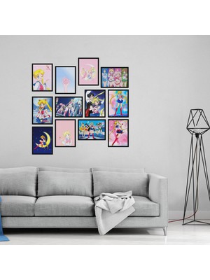 Astak Sailor Moon 12 Parça Mdf Tablo