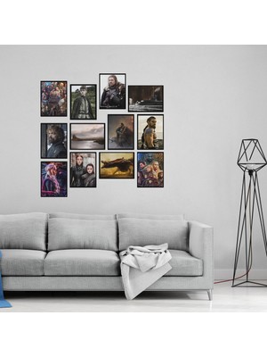 Astak Game Of Thrones 12 Parça Mdf Tablo