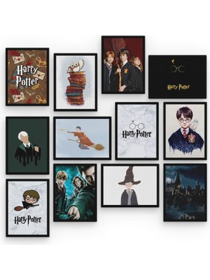 Astak Harry Potter 12 Parça Mdf Tablo