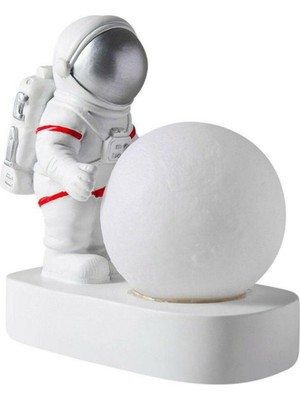 Hediye Fikri Dekoratif Astronot Ay Işığı Gece Lambası