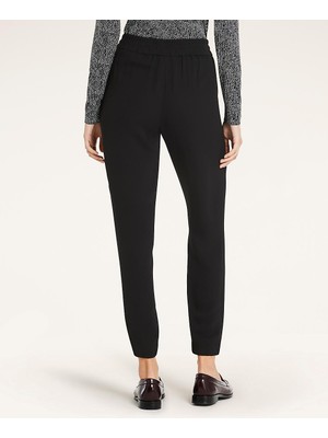 Brooks Brothers Kadın Siyah Jogger Pantolon