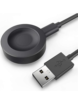 Ukscase Huawei Watch 3- Watch 3 Pro- Watch Gt3 Uyumlu Manyetik Şarj Standı Siyah