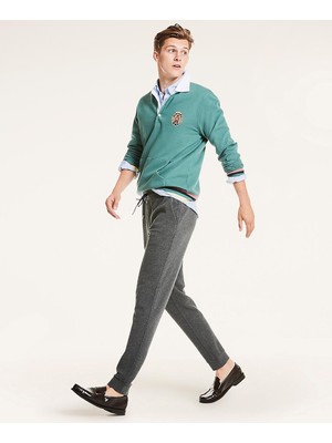 Brooks Brothers Erkek Gri Jogger Pantolon