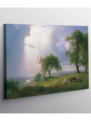 VeraStore Albert Bierstadt Kaliforniya Baharı Kanvas Tablo