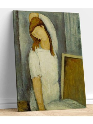 VeraStore Amedeo Modigliani Jeanne Hebuterne Kanvas Tablo