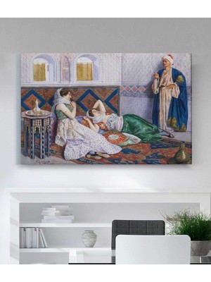 MonoStella Antonio Gargiullo Haremde Kadınlar Kanvas Tablo