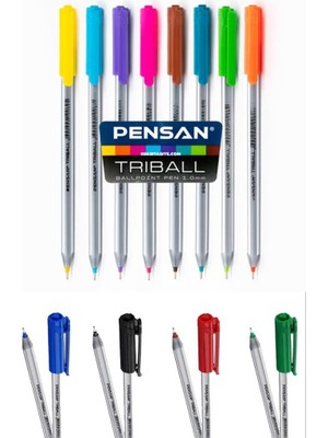 Pensan Triball Tükenmez Kalem 8'li Set