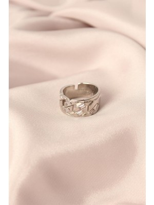 Clariss Metal Taşlı Model Ayarlanabilir Kadın Yüzük